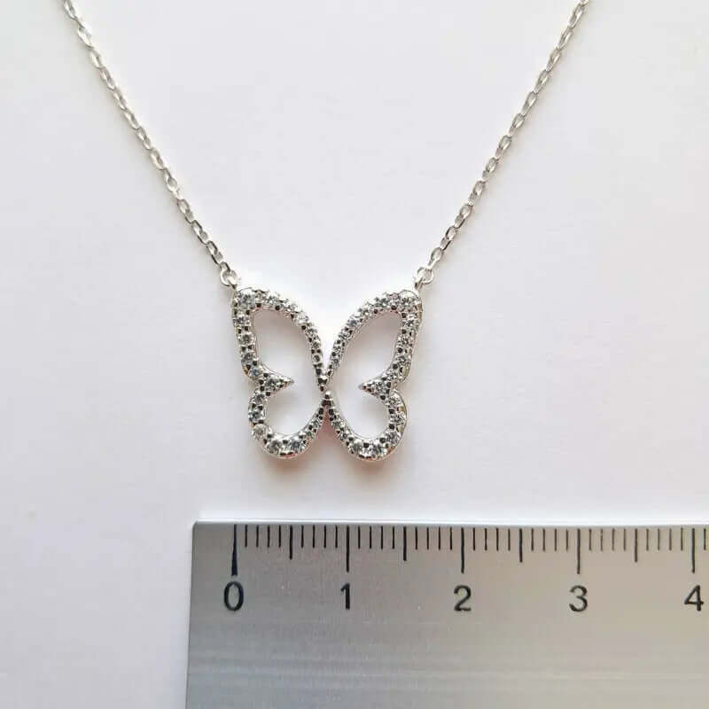 Collier Papillon en Argent 925 – La Liberté en Bijou, Élégance Fine et Intemporelle C mon shopping™