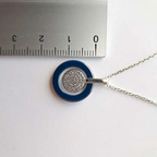 Collier en argent pour femme – Cercle scintillant