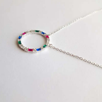 Collier Haute Lumière - Argent 925 & Pierres Colorées Pour Un Style d’Exception C mon shopping™