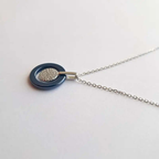 Collier en argent pour femme – Cercle scintillant