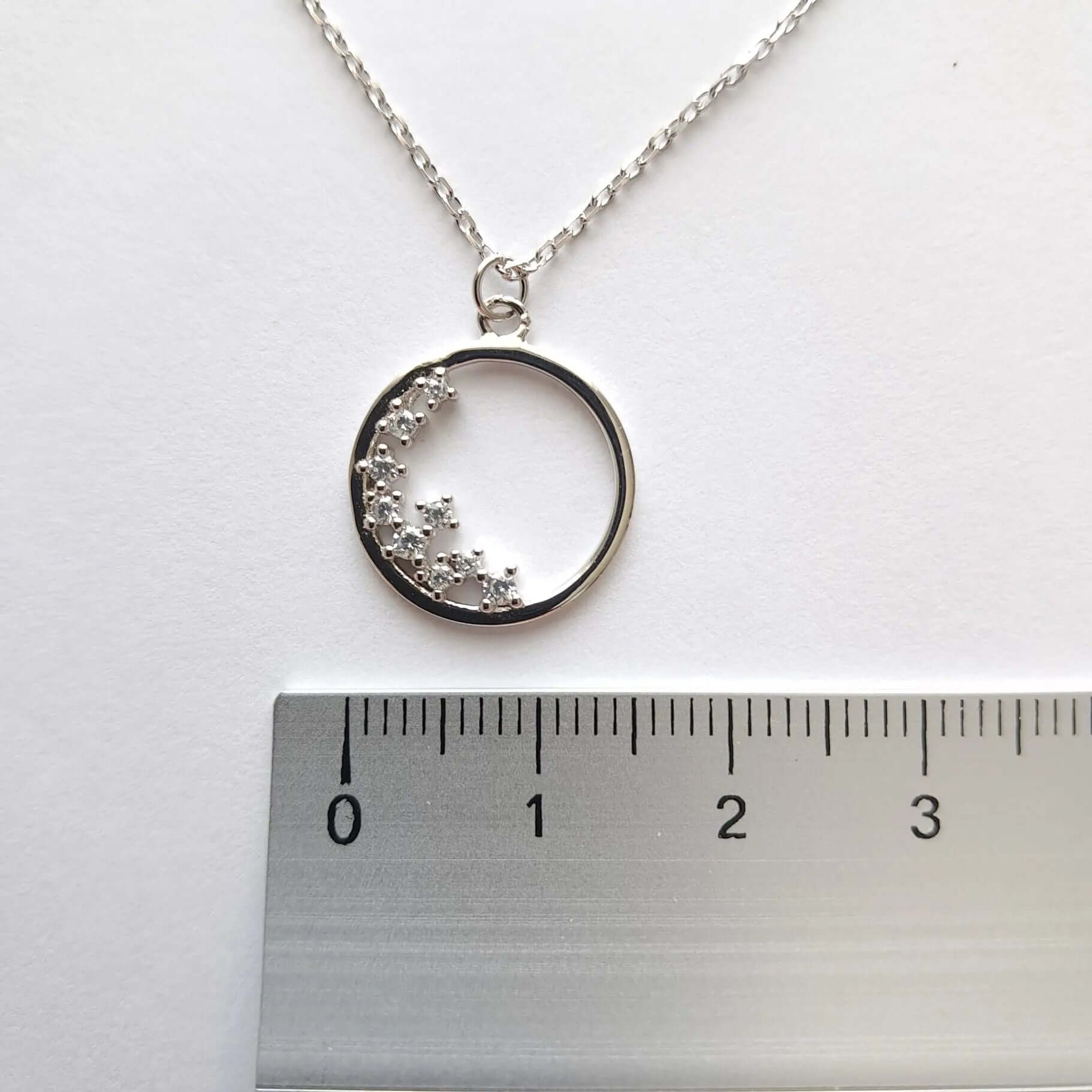 Collier Cercle Éternel en Argent 925 - L'Éclat Intemporel Qui Attire Tous Les Regards C mon shopping™