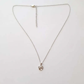 Collier en argent pour femme – Cœur et Infini brillant