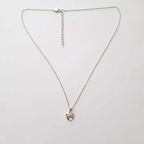 Collier en argent pour femme – Cœur et Infini brillant