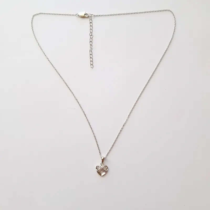 Collier Éternité d’Amour – Cœur & Infini en Argent 925 C mon shopping™