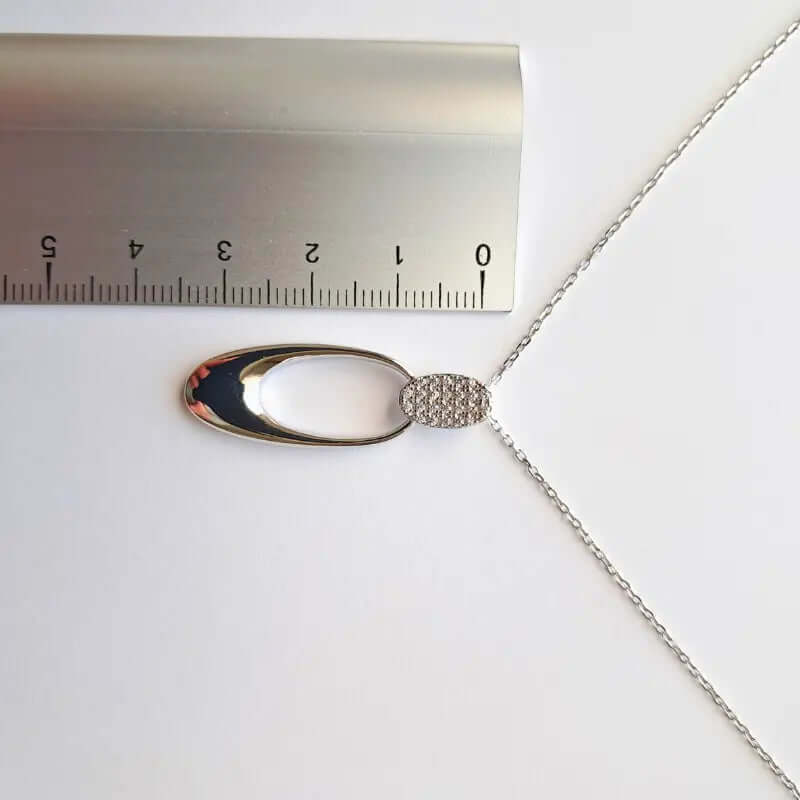 Collier élégance éthérée en Argent massif 925 Rhodié - Brillance et Intemporalité C mon shopping™