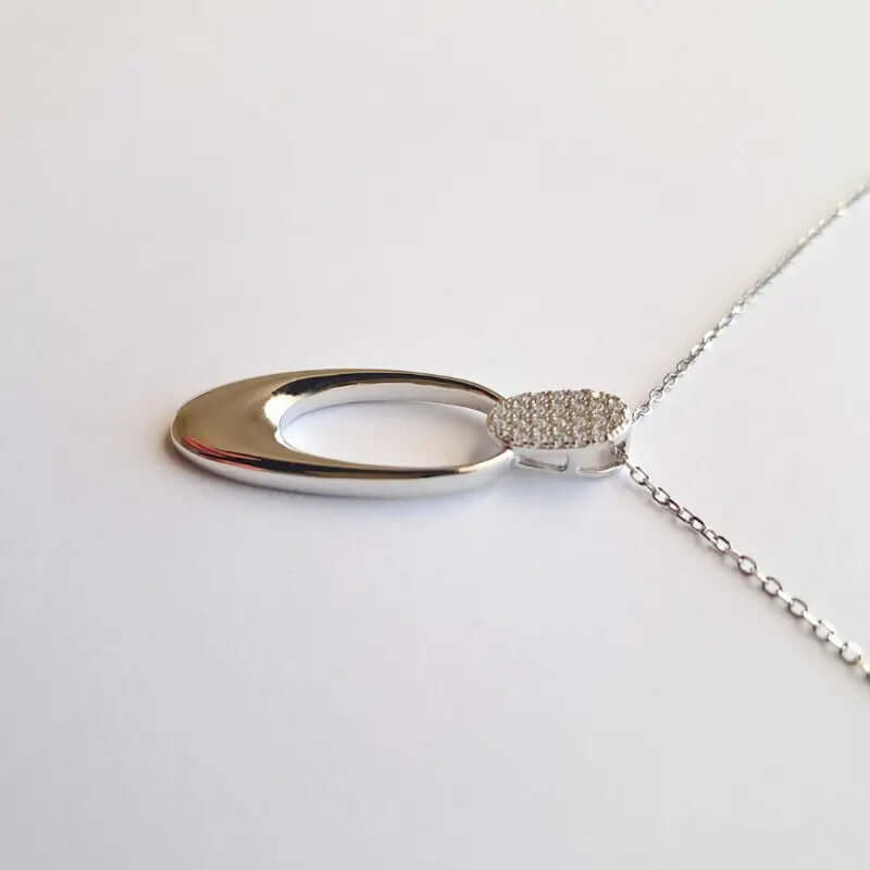 Collier élégance éthérée en Argent massif 925 Rhodié - Brillance et Intemporalité C mon shopping™