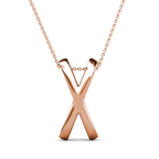 Collier Doré Rosé – Élégance Entrelacée