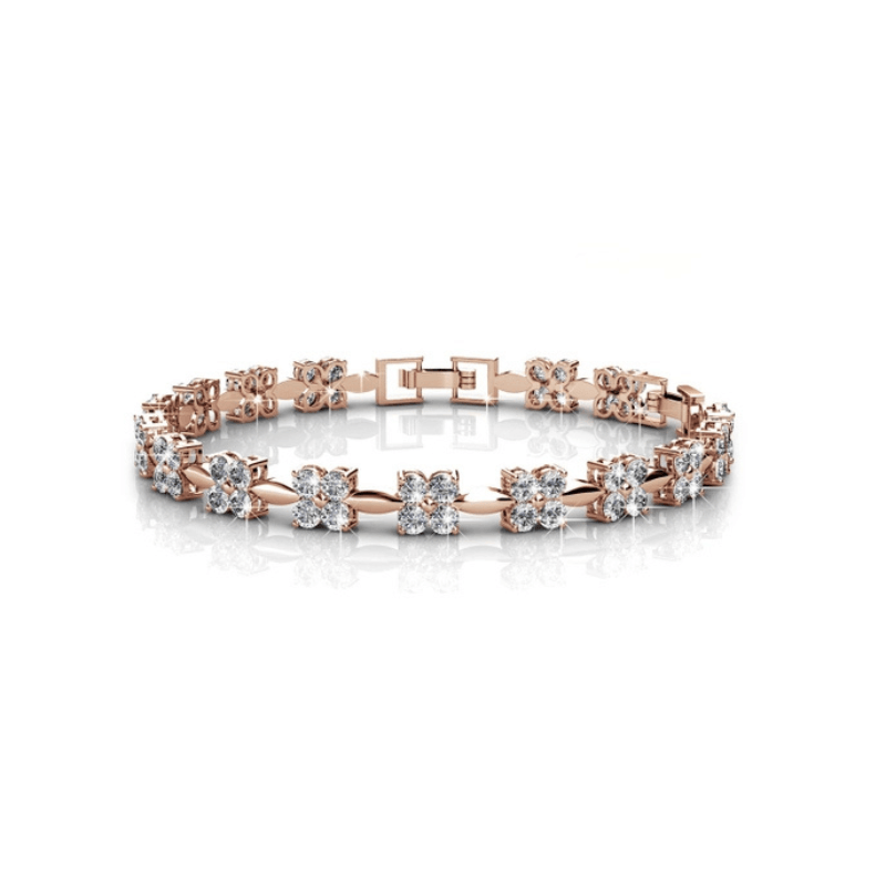 Bracelet Doré Rosé – Éclat Floral