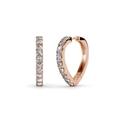 Boucles d’Oreilles Créoles Doré Rosé – Éclat Intemporel