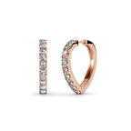 Boucles d’Oreilles Créoles Doré Rosé – Éclat Intemporel
