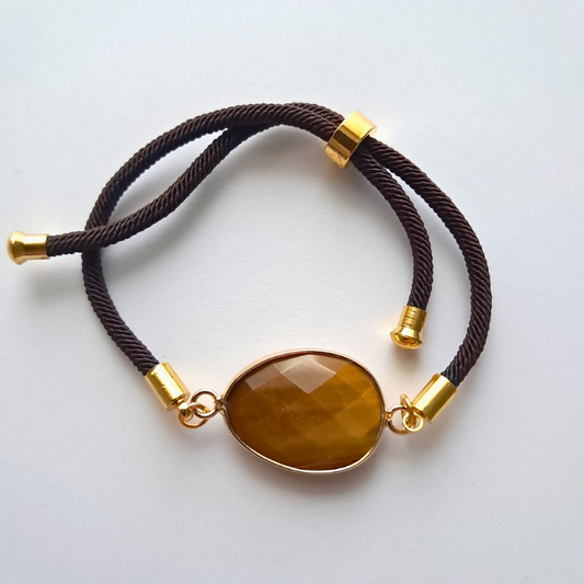 Bracelet Cordon Œil de Tigre – Force et Protection à portée de main