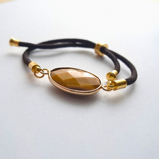 Bracelet Cordon Œil de Tigre – Force et Protection à portée de main