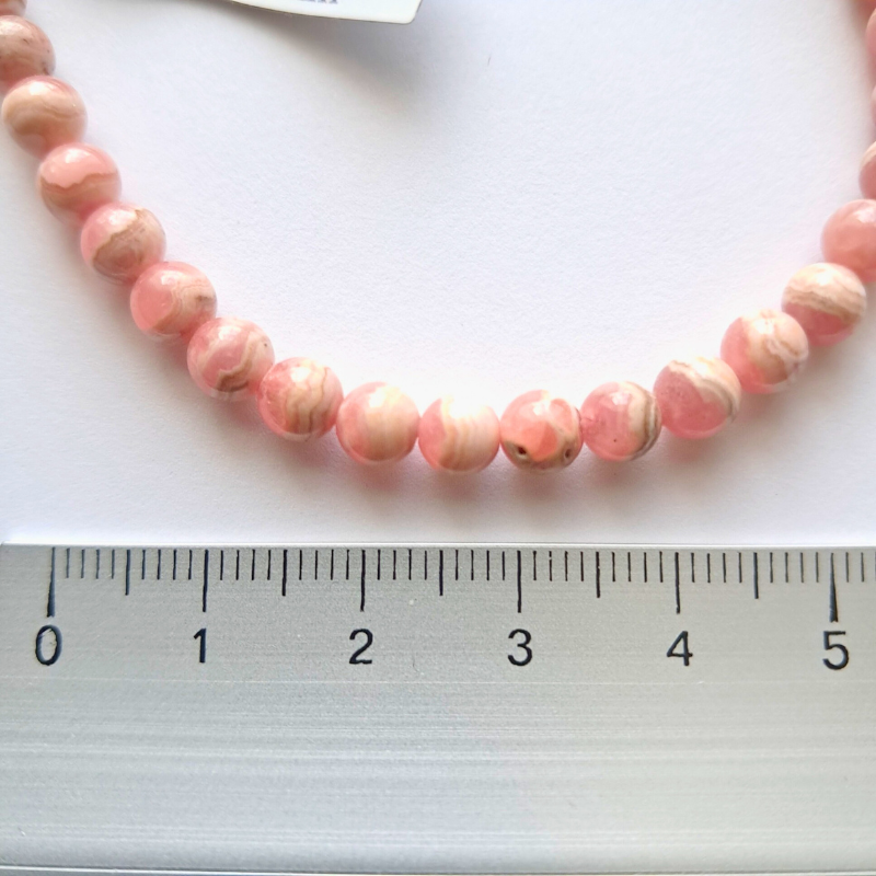 Bracelet Rhodochrosite d’Argentine – L’Émotion Pure à Fleur de Peau