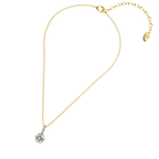 Collier Pendentif Doré – Pierre Brillante Effet Diamant