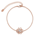 Bracelet Fleur Dorée Rosée
