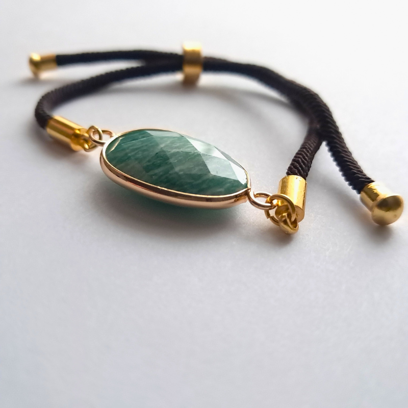 Bracelet Cordon Amazonite – Calme & Équilibre au Quotidien