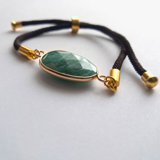 Bracelet Cordon Amazonite – Calme & Équilibre au Quotidien