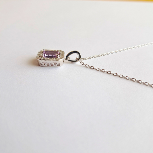 Collier en Argent 925 – Éclat Intemporel & Améthyste Protectrice