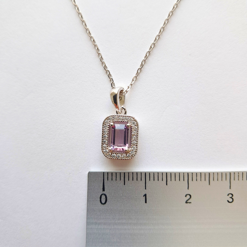 Collier en Argent 925 – Éclat Intemporel & Améthyste Protectrice