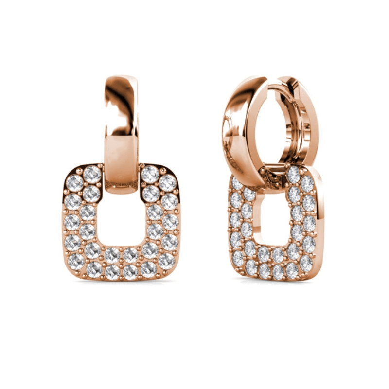 Boucles d’Oreilles Créoles et Pampilles – Éclat Moderne