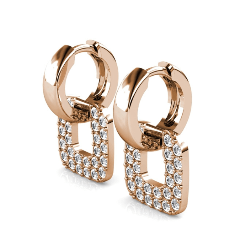 Boucles d’Oreilles Créoles et Pampilles – Éclat Moderne