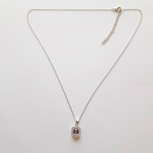 Collier en Argent 925 – Éclat Intemporel & Améthyste Protectrice