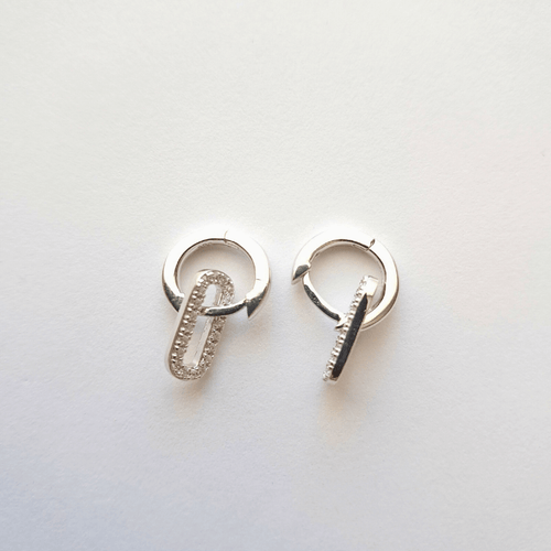Boucles d'oreilles en argent pour femme