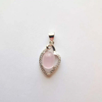 Pendentif Argent 925 Quartz Rose Madagascar – Amour & Guérison du Cœur C mon shopping™