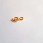 Pendentif plaqué or pour femme - Double cœur